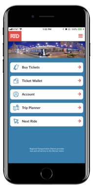 Customers simply download the app, purchase a pass with a credit card and activate the pass before boarding a bus or train.