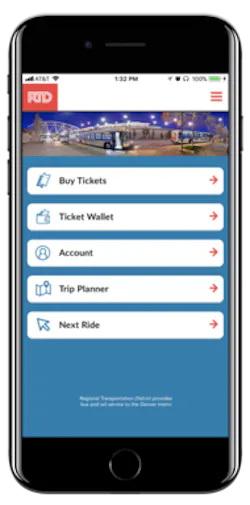 Customers simply download the app, purchase a pass with a credit card and activate the pass before boarding a bus or train. Customers simply download the app, purchase a pass with a credit card and activate the pass before boarding a bus or train.