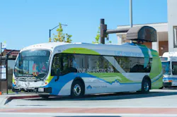 The Proterra Catalyst E2 can travel a nominal distance of 254 miles on a full charge. The Proterra Catalyst E2 can travel a nominal distance of 254 miles on a full charge.