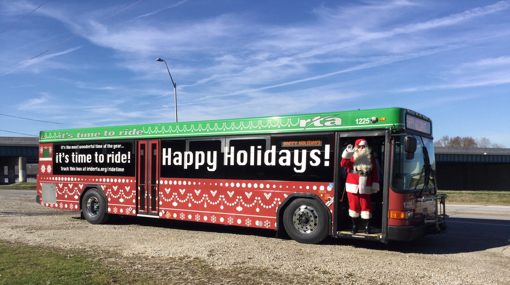 Greater Dayton Regional Transit Authority holiday bus.