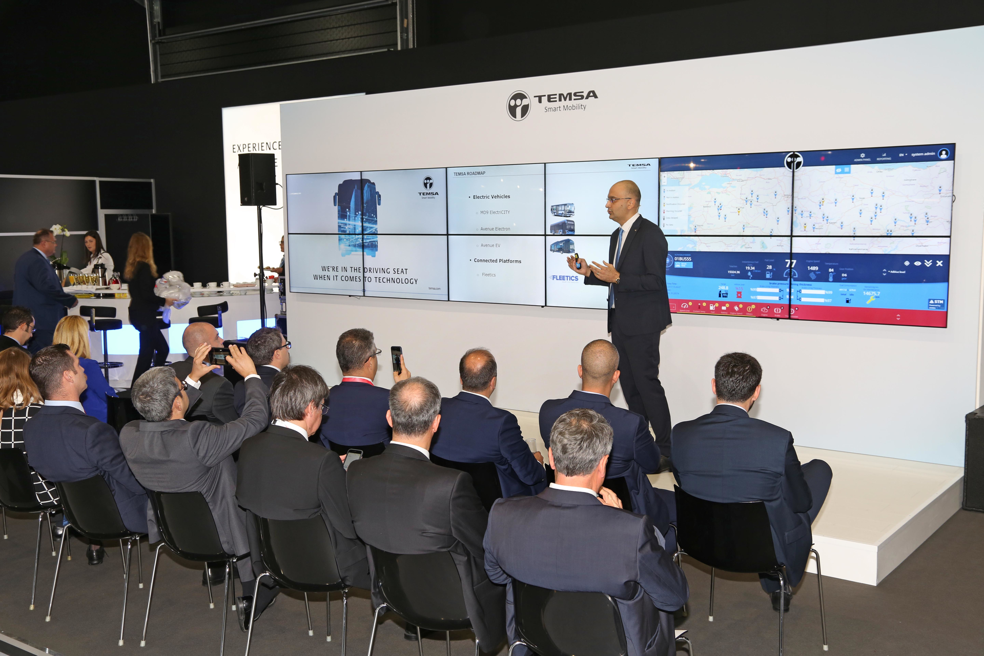 TEMSA presented its Fleetics system.