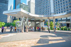 The South Ferry terminal station officially re-opened for service on June 27, 2017, and with the exception of some minor work remaining in back-of-house spaces and in the old loop station area, the project is essentially completed. The South Ferry terminal station officially re-opened for service on June 27, 2017, and with the exception of some minor work remaining in back-of-house spaces and in the old loop station area, the project is essentially completed.