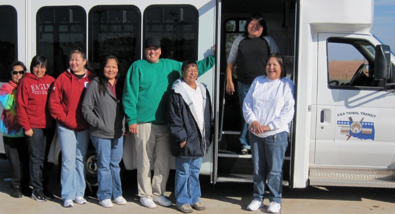 The FTA Headquarters and Regional personnel as they conduct a 4-hour training session designed specifically for tribal transit and small urban/rural transit providers.