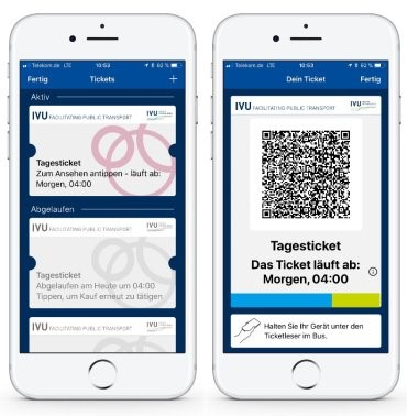 IVU Traffic Technologies will unveil the new IVU.ticket.app for mobile ticketing at this year&rsquo;s IT-Trans in Karlsruhe. The app generates VDV-KA-compliant barcode tickets.