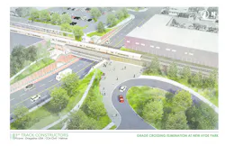 New LIRR Hide Park grade elimination. New LIRR Hide Park grade elimination.