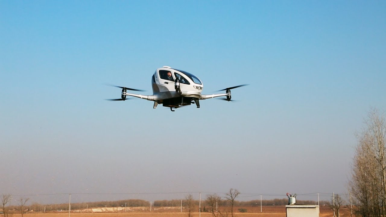EHANG 184 AAV Manned Flight Tests