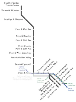 Metro C Line map. Metro C Line map.
