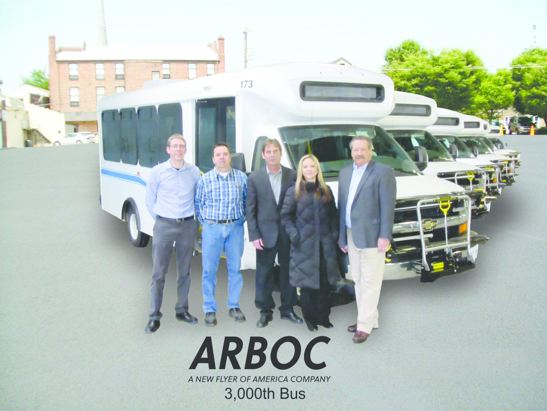 ARBOC Specialty Vehicles has announced the 3000th bus produced in the ARBOC Specialty Vehicles facility.