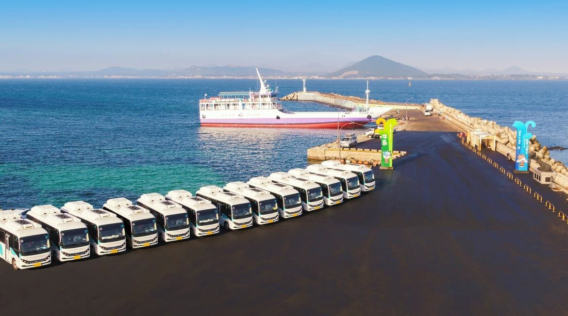 BYD launched Northeast Asia&rsquo;s largest pure electric bus fleet in Jeju Island, South Korea.