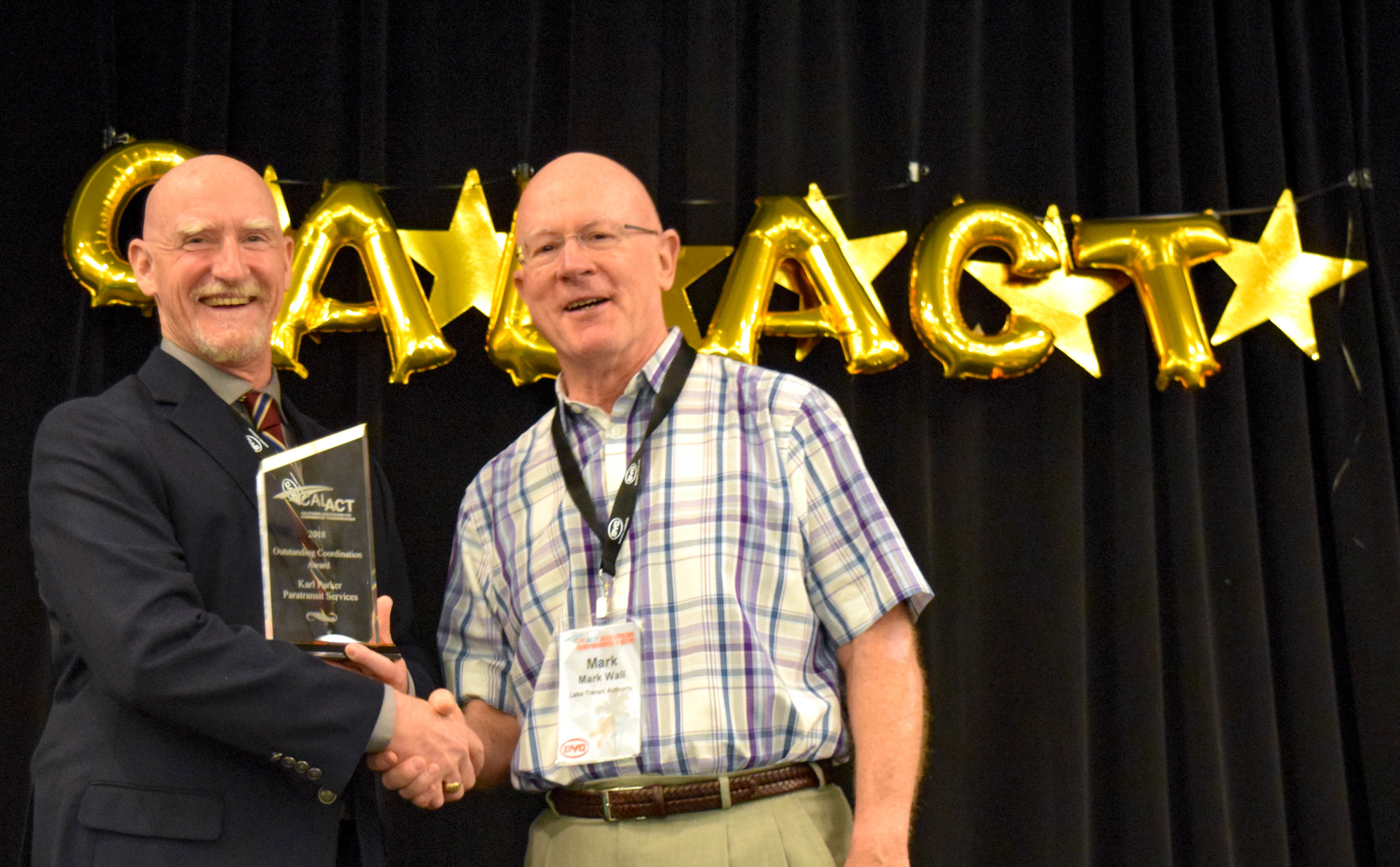 A special awards luncheon was held on April 4th during the CalACT 2018 Spring Conference & EXPO at the Marriott Newport Beach in Newport Beach, California.