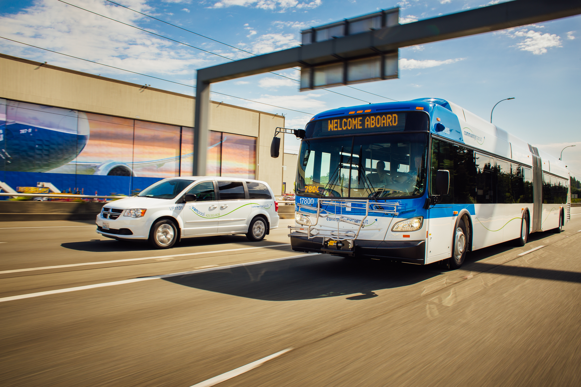 Community Transit's vanpool is the second largest in the state of Washington and the 11th largest in the nation.