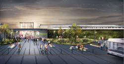 Rendering of the REM station. Rendering of the REM station.