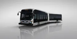 The 20 BYD 60-foot articulated buses being delivered are battery-electric, and the first in their category available in the US. The 20 BYD 60-foot articulated buses being delivered are battery-electric, and the first in their category available in the US.