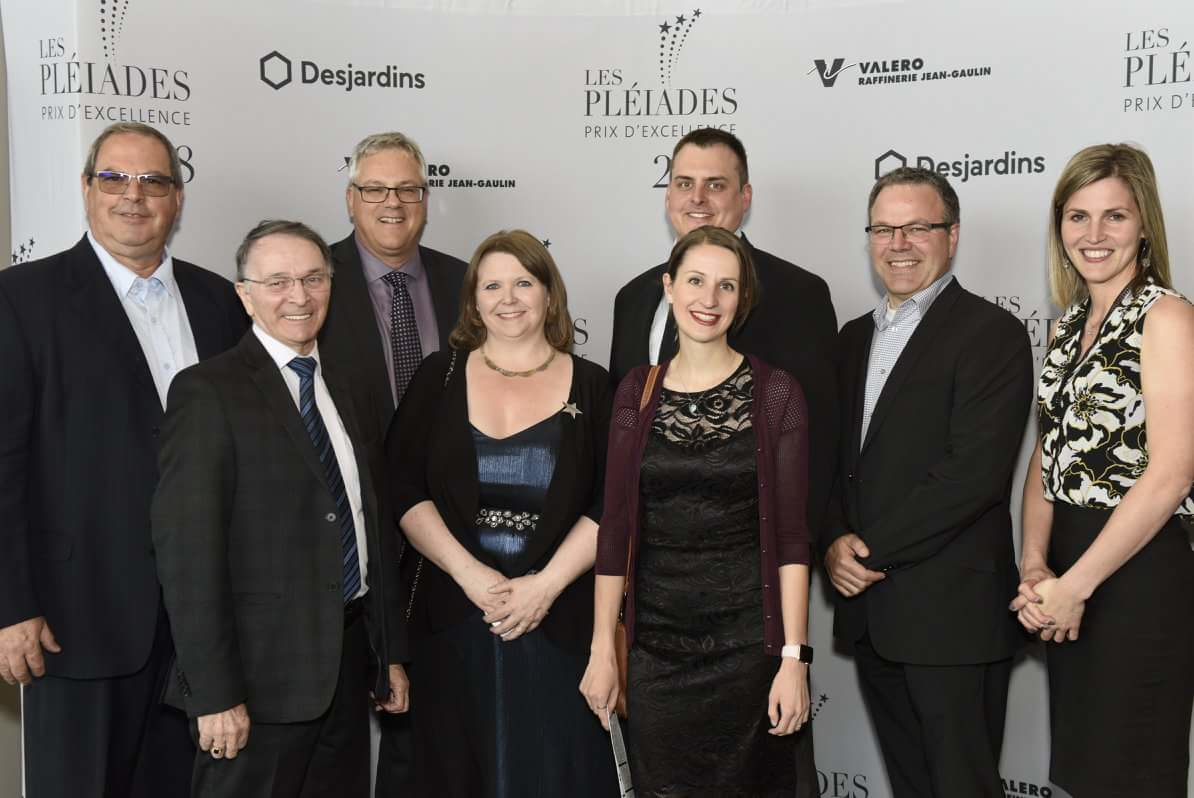 Prevost won the award in the &ldquo;Outstanding performance outside Quebec&rdquo; category at the Pl&eacute;iades Gala organized by the L&eacute;vis chamber of commerce.