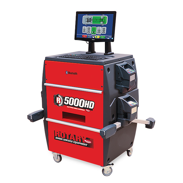 The new Rotary R5000HD Commercial Truck Alignment System was designed to make aligning heavy-duty trucks, buses and other vehicles easy. It takes the guesswork out of alignments and significantly reduces labor time when aligning vehicles with a GVWR of 19,500 pounds and above.