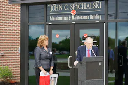 At a formal facility dedication and open house event held on Wednesday, May 23, Centre Area Transportation Authority General Manager Louwana Oliva. At a formal facility dedication and open house event held on Wednesday, May 23, Centre Area Transportation Authority General Manager Louwana Oliva.
