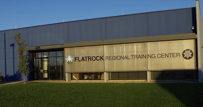 This highly publicized event was held at the Adams CountySheriff's FLATROCK Regional Training Center.