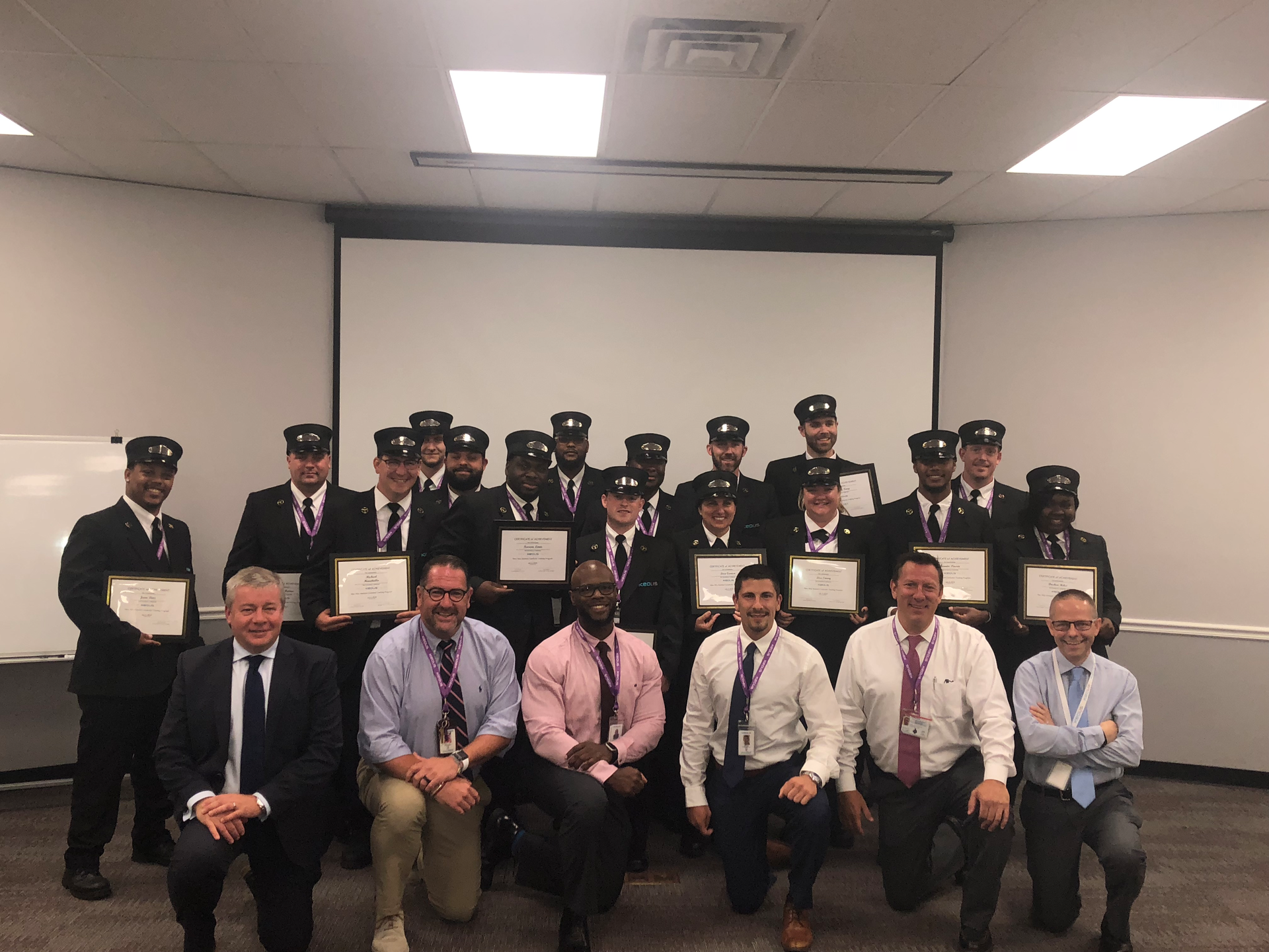 Keolis graduated a class of 16 new assistant conductors.