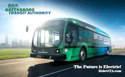 the city of Greensboro has announced that it has been awarded a federal grant of $1.9 million dollars for the purchase of new battery-electric buses to continue sustainability efforts. the city of Greensboro has announced that it has been awarded a federal grant of $1.9 million dollars for the purchase of new battery-electric buses to continue sustainability efforts.