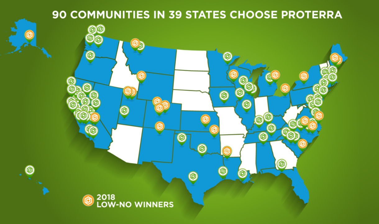 Proterra announced that 23 transit agencies have won FTA Low-No Grant for Proterra battery-electric buses and charging infrastructure.