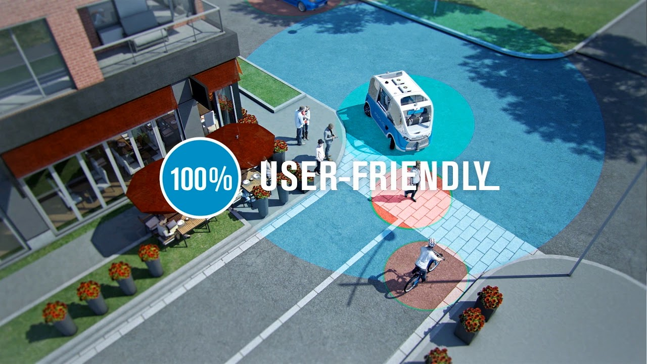 Keolis - A 100% Electric Autonomous Shuttle on Public Roads