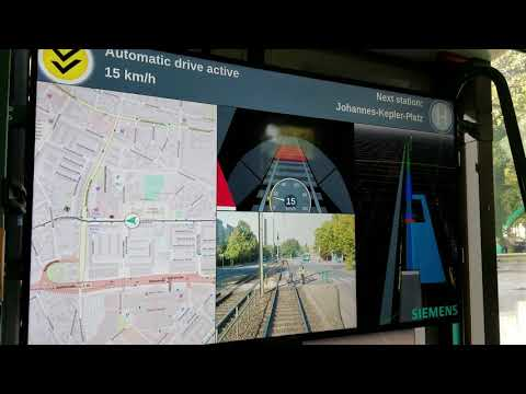 Siemens Autonomous Tram Demonstration