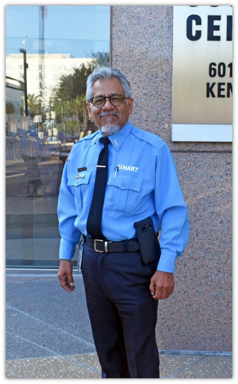 Jimmy Suarez, a 15-year bus operator for the Hillsborough Area Regional Transit Authority, was honored with the distinction of third place Operator of the Year