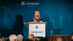 Metro Board Chair Carrin Patman addresses audience at State of Metro. Metro Board Chair Carrin Patman addresses audience at State of Metro.