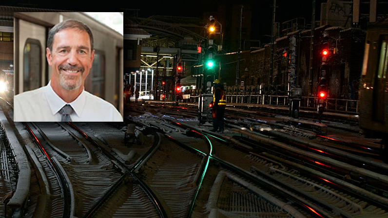 Pete Tomlin, inset, will lead NYCT's resignaling efforts beginning in January 2019.