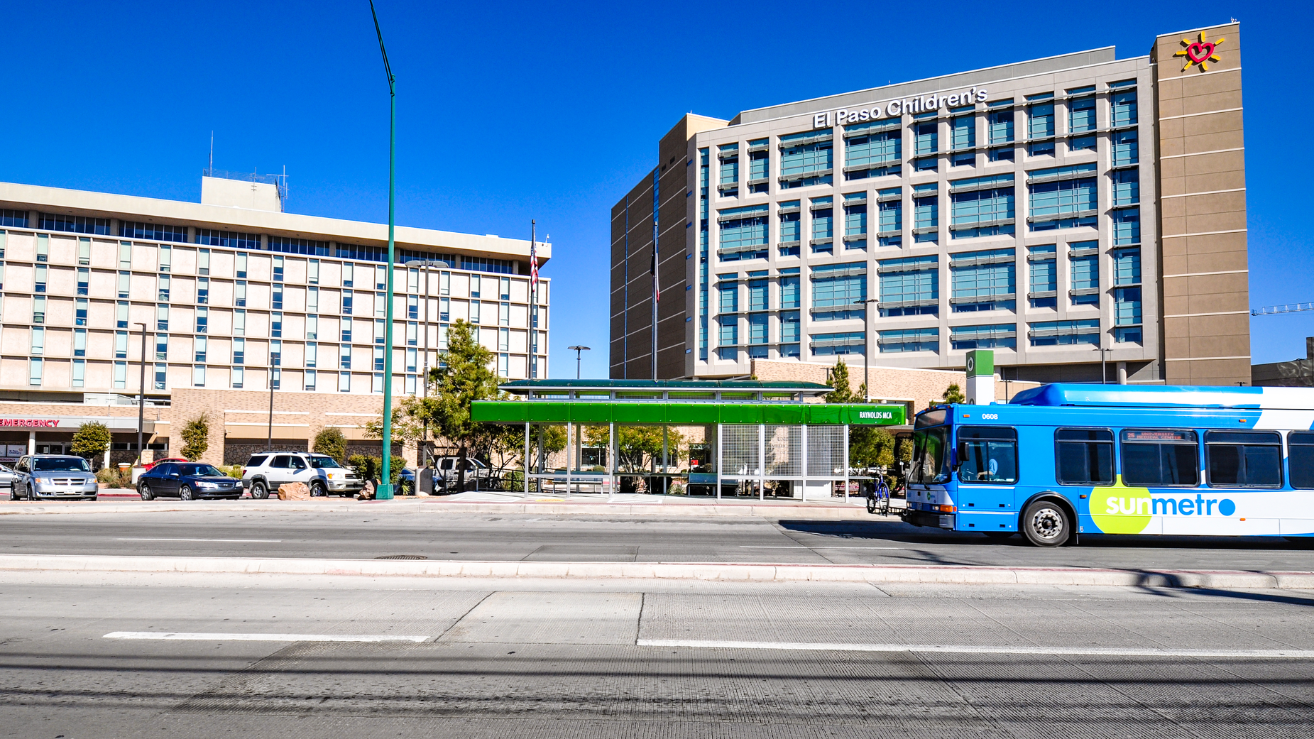 A station along Sun Metro's Alameda Brio route.