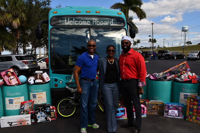 In its second year, Palm Tran&rsquo;s Stuff-the-Bus employee driven toy drive was a bigger success than Executive Director Clinton B. Forbes imagined.