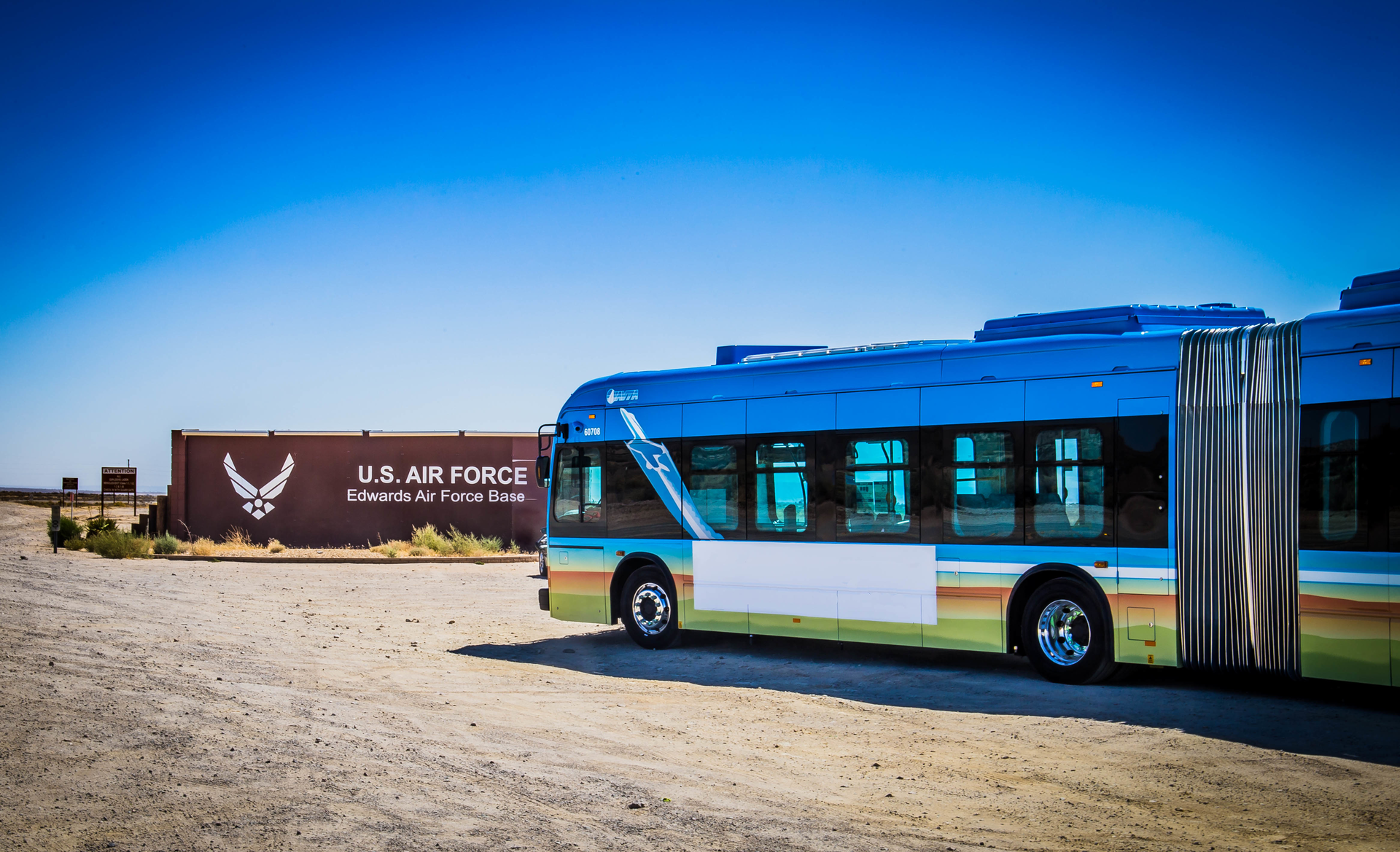 The Antelope Valley Transit Authority will begin bus service to Edwards Air Force Base on Tuesday, January 22nd.