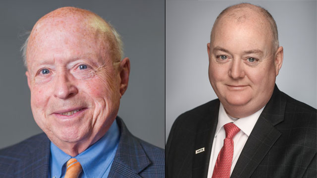 Left, Thomas Jenkins, right, Daniel Loftus