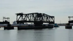 The 108-year-old Portal Bridge's aging mechanical components have caused failures when it has had to open for maritime traffic. The 108-year-old Portal Bridge's aging mechanical components have caused failures when it has had to open for maritime traffic.