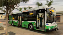 The first electric bus was put into service at Porterville Transit in October 2018. The transit provider received delivery of an additional three buses. The first electric bus was put into service at Porterville Transit in October 2018. The transit provider received delivery of an additional three buses.
