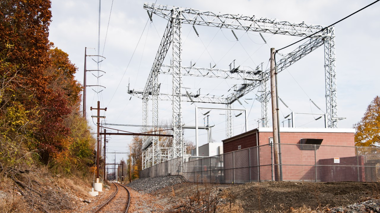 A substation designed by Burns Engineering.