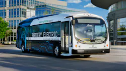 A 40-foot Proterra Catalyst Battery-Electric bus. A 40-foot Proterra Catalyst Battery-Electric bus.
