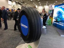 Michelin X InCity Energy Z Tire on display during the APTA 2019 Mobility Conference. Michelin X InCity Energy Z Tire on display during the APTA 2019 Mobility Conference.
