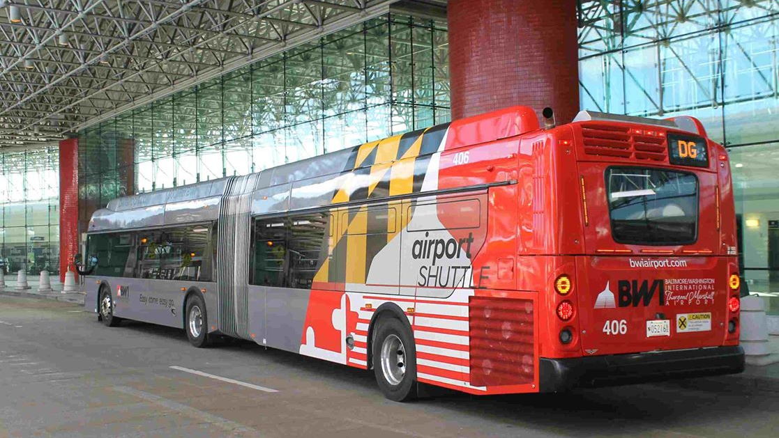 BWI entered the first of 20 new buses into service on May 31. The airport has ordered 15 40-foot buses and five 60-foot buses.