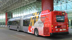 BWI entered the first of 20 new buses into service on May 31. The airport has ordered 15 40-foot buses and five 60-foot buses. BWI entered the first of 20 new buses into service on May 31. The airport has ordered 15 40-foot buses and five 60-foot buses.