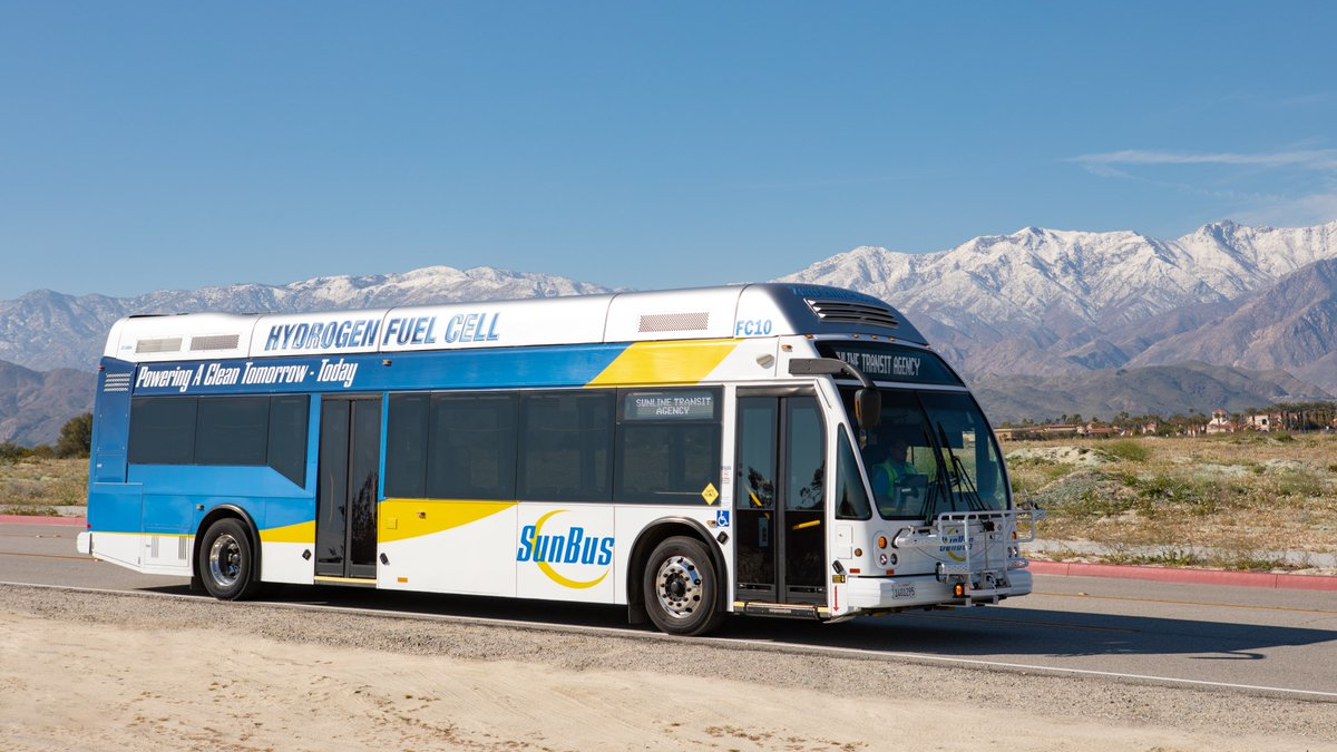 SunLine was the first fleet to request and redeem an HVIP discount for a hydrogen electric fuel cell vehicle.