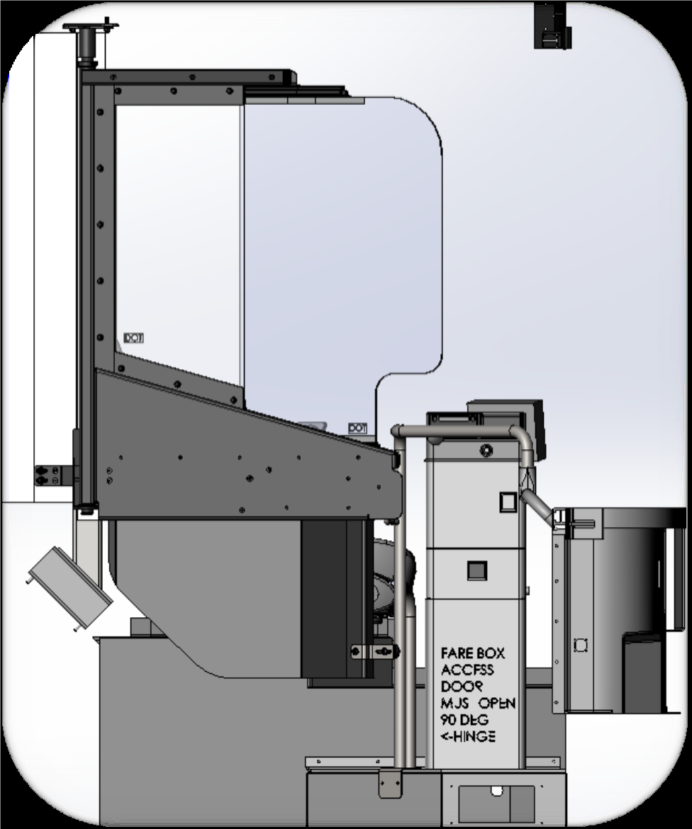 A rendering of the new safety barriers.