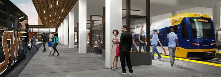 The SouthWest Station will be the western terminus of the METRO Green Line Extension.