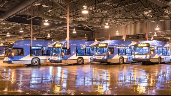 STM has received 32 of the 300 hybrid buses expected to arrive in 2020.