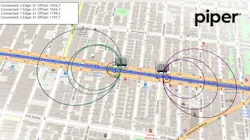 Piper Networks' says its Ultra Wideband transit positioning system delivers high reliability through redundant radio communication between the train and the wayside. Piper Networks' says its Ultra Wideband transit positioning system delivers high reliability through redundant radio communication between the train and the wayside.