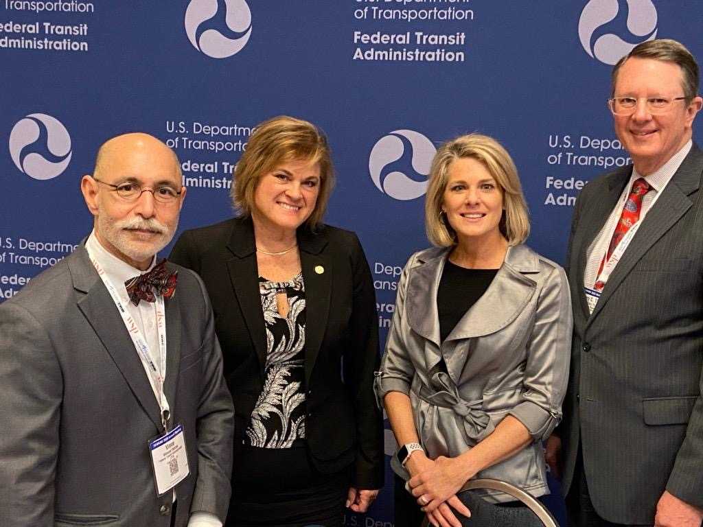 Acting Administrator K. Jane Williams announced AIM at the TRB's annual meeting during a panel with DART General Manager Gary Thomas and Tina Quigley of Virgin Trains.