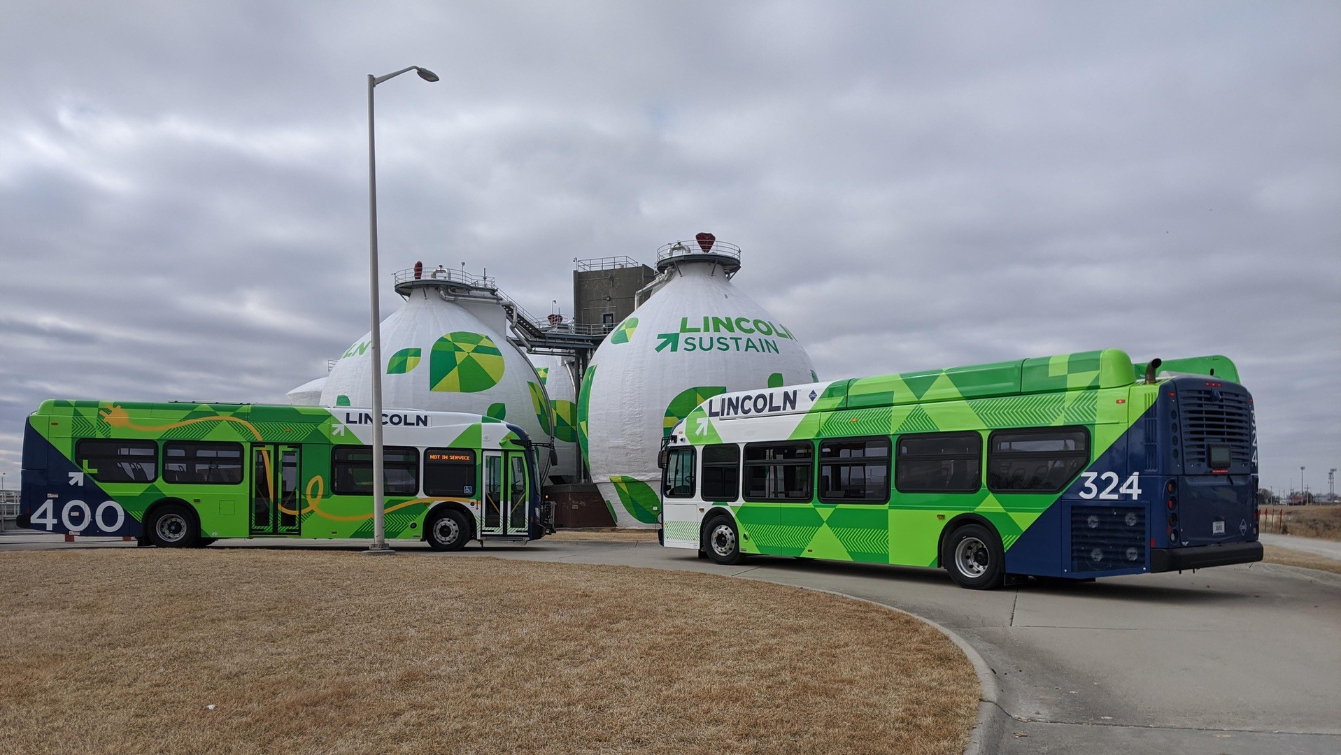 Pictured are StarTran buses, which operate in Lincoln City.