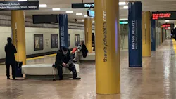 A scene at BART's Montgomery Station on Sunday, March 15. A scene at BART's Montgomery Station on Sunday, March 15.