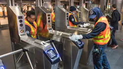 MTA will double up its cleaning efforts of touch points at stations throughout its system. MTA will double up its cleaning efforts of touch points at stations throughout its system.