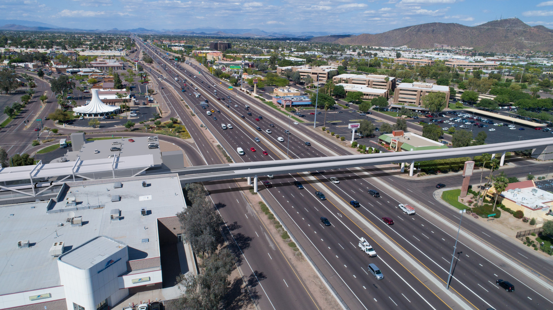 A rendering of the Northwest Phase II extension.